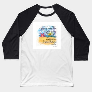 Summer Beach Starfish ( Seastar ) Baseball T-Shirt